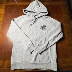 Deus Ex Machina Ibiza Address Grey Pullover Hoodie Medium